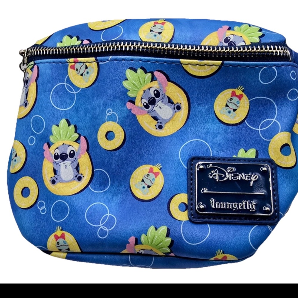 Loungefly x Disney Lilo And Stitch Pineapple Floaty Stitch Fanny Pack (HARDTAG) - Picture 1 of 15